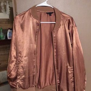 Bronze silk jacket